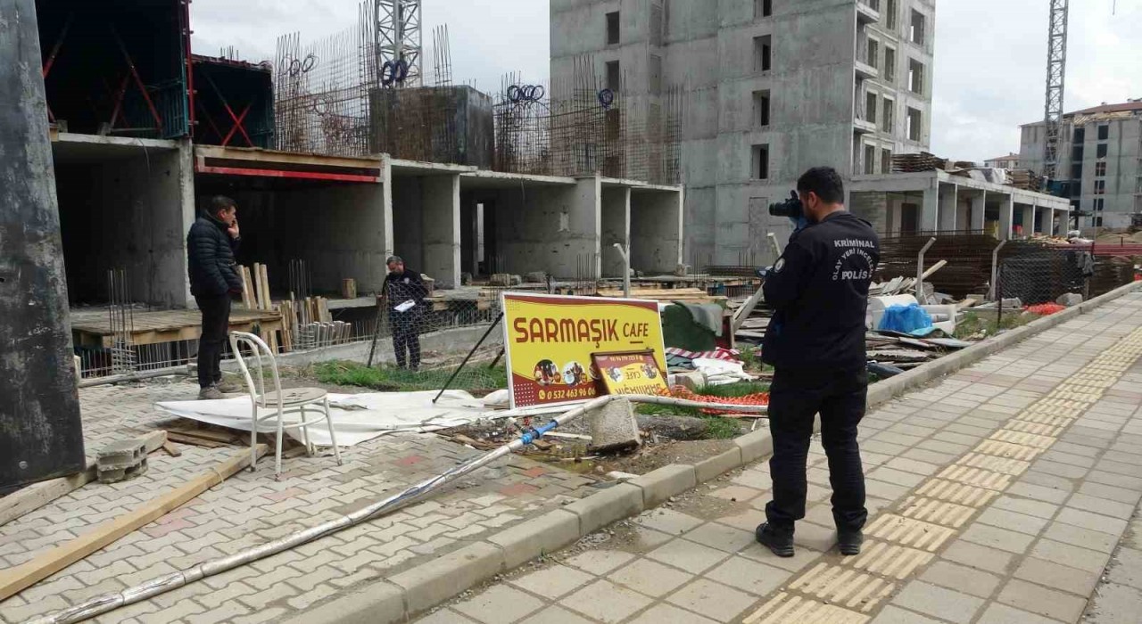 Malatyada inşattan düşen işçi yaralandı