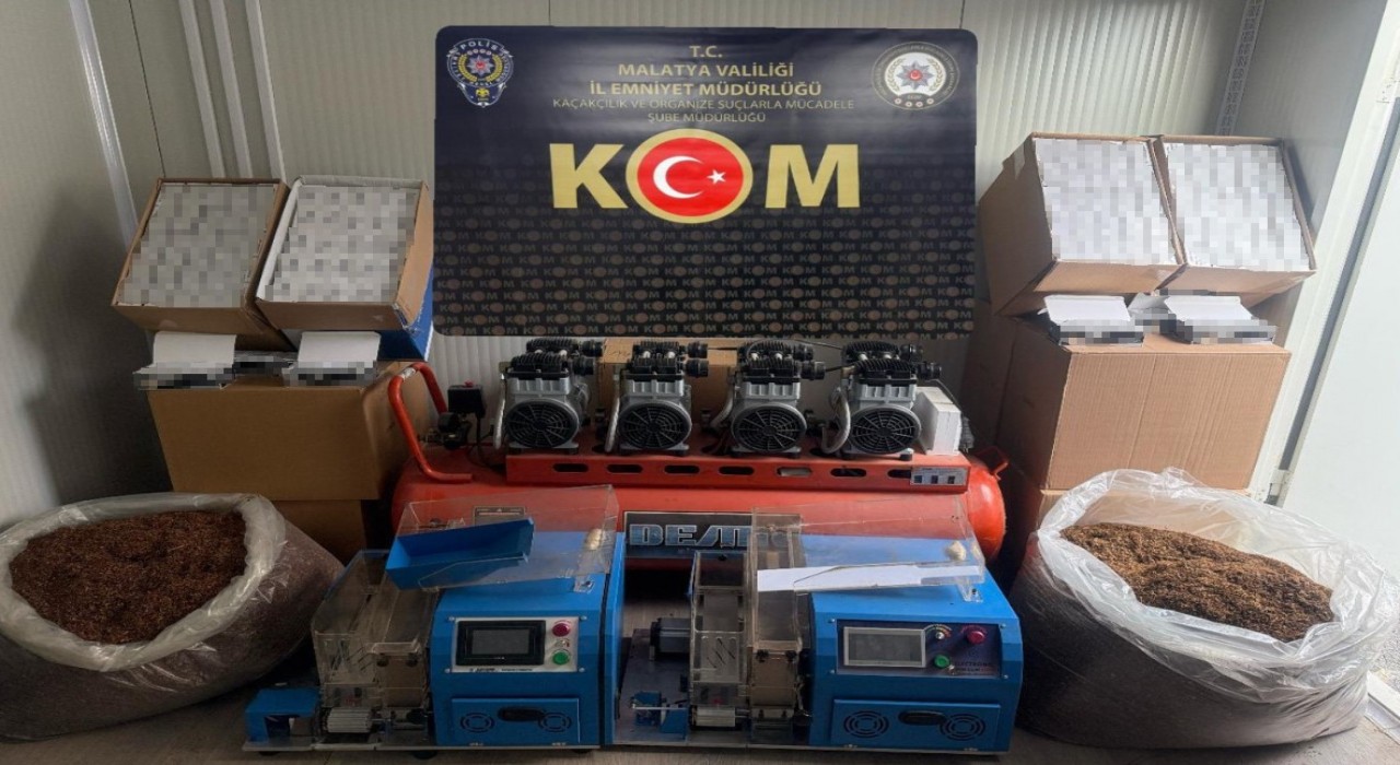 Malatyada kaçakçılık operasyonu