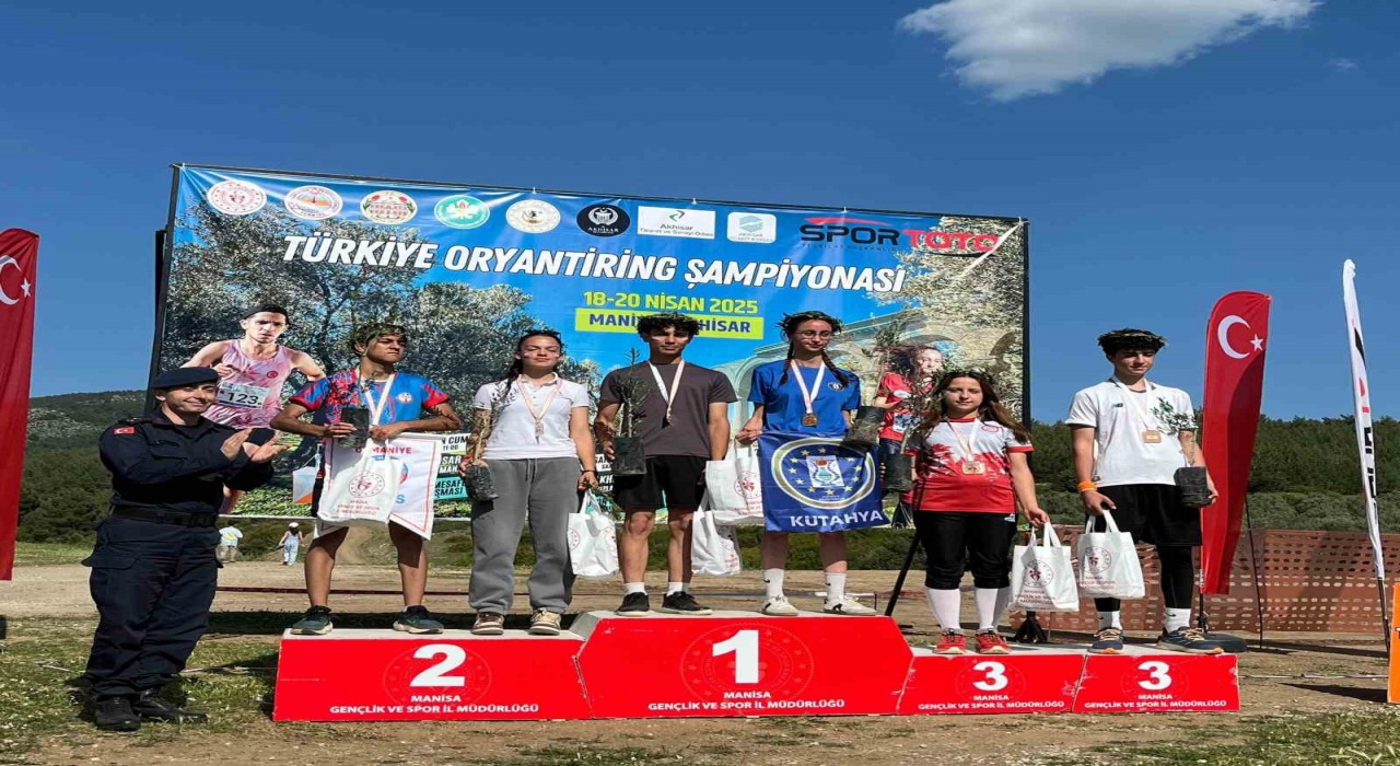 Manisalı sporcular Türkiye Oryantiring Şampiyonasına damga vurdu