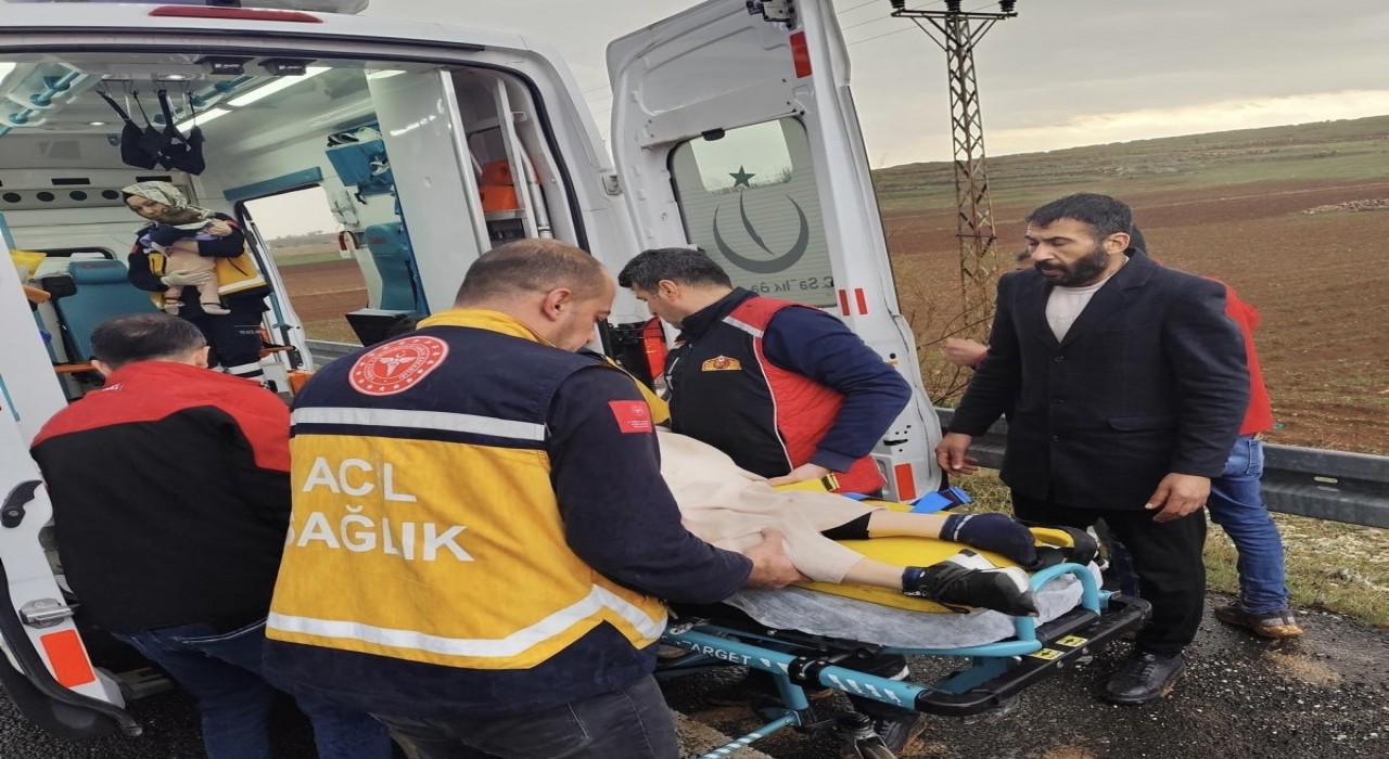 Mardinde kamyonet tarlaya devrildi: 3 yaralı