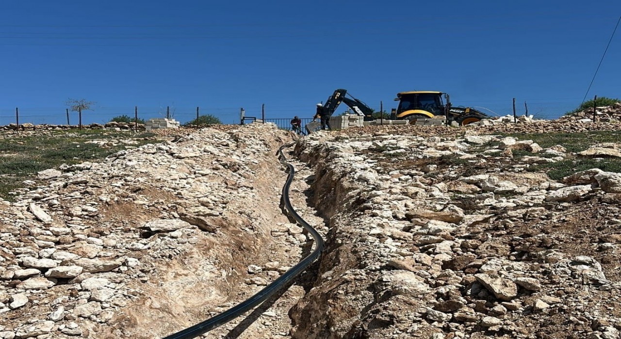 Mardinin 5 ilçesinde 5 bin 80 metrelik içme suyu hattı döşendi