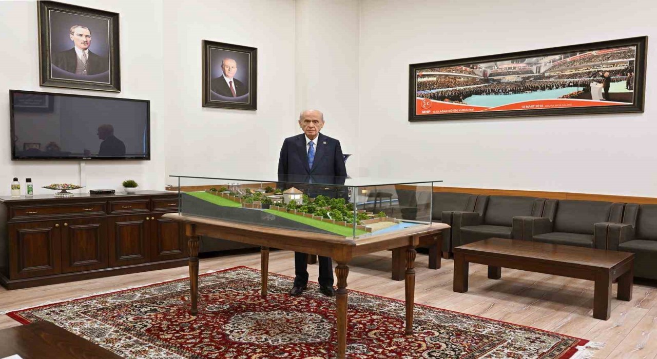 MHP lideri Bahçelinin talimatıyla inşasına başlanan Devlet Bey Konağı tamamlandı