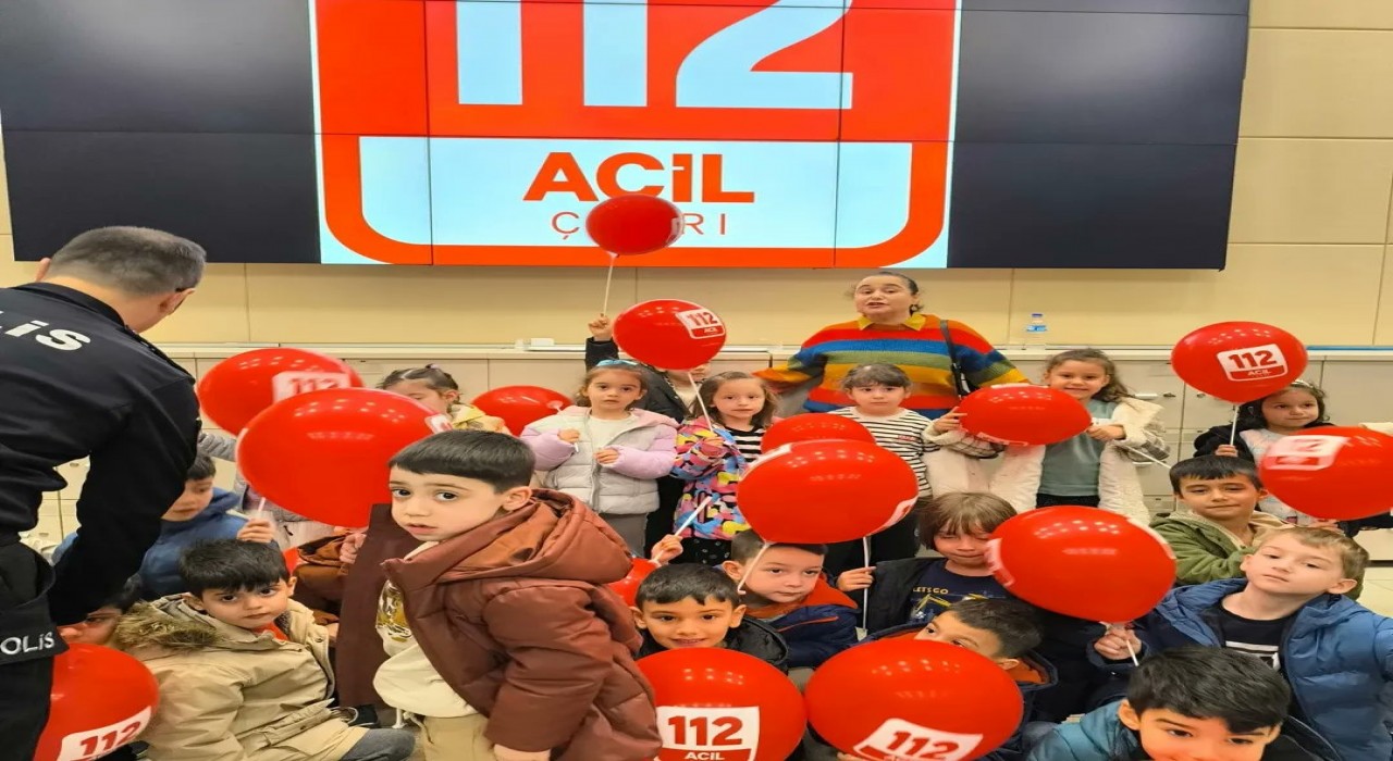 Minikler 112 Acil Çağrı Merkezinde
