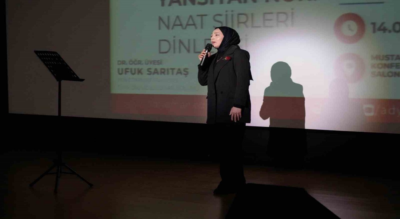 Mısralara yansıyan nur şiir dinletisi düzenlendi