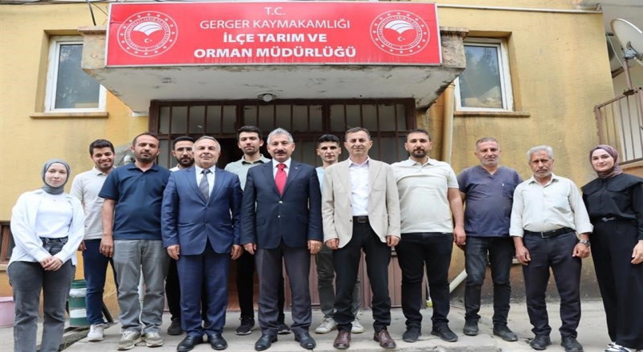 Müdür Akkan, Gergerdeki çalışmaları yerinde inceledi