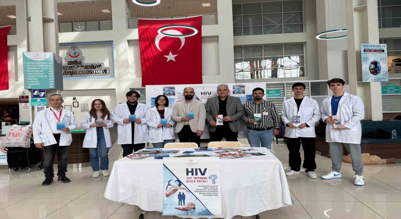 Muğla Eğitim ve Araştırma Hastanesinde HIV farkındalık etkinliği düzenlendi