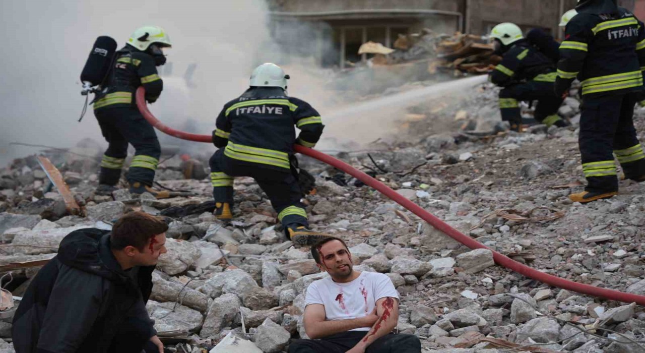 Muğla itfaiyesinden gerçeği aratmayan tatbikat