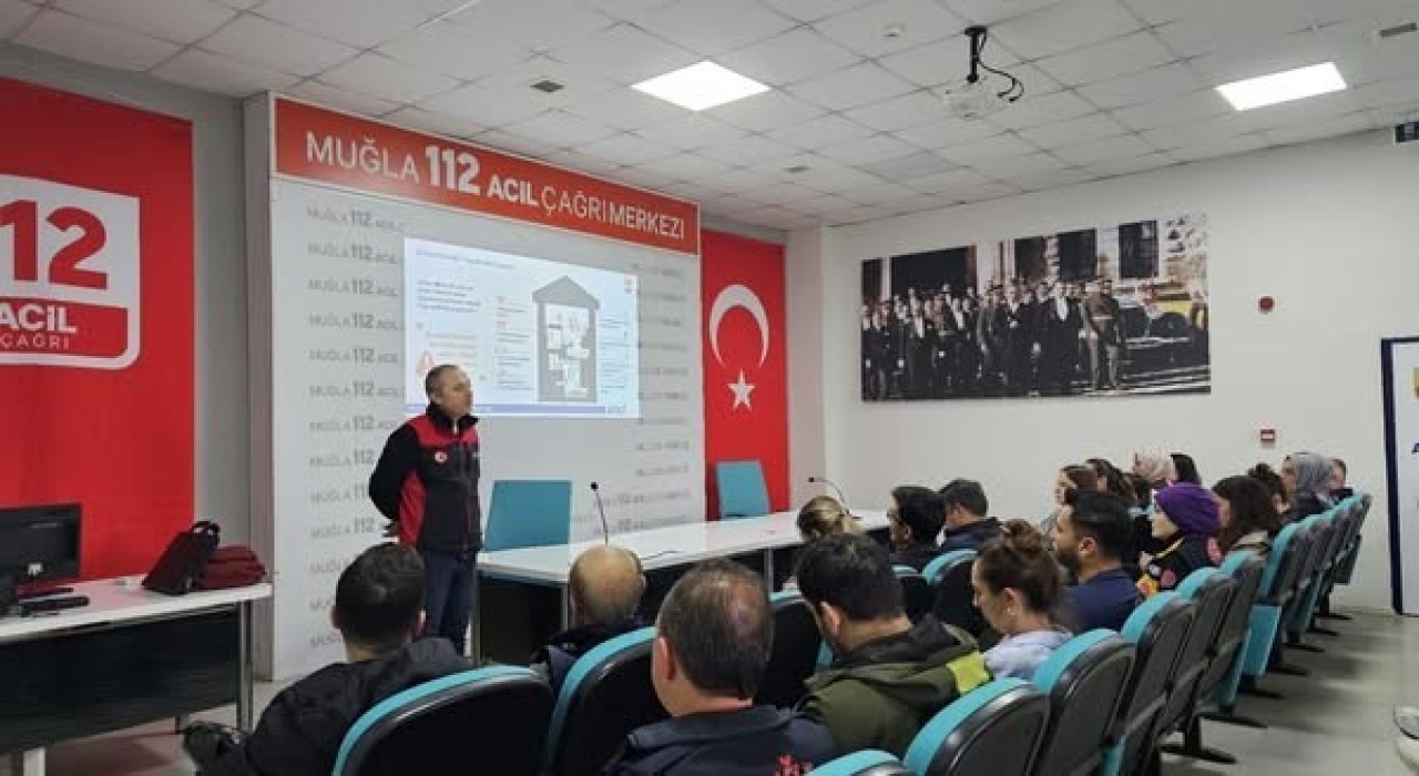 Muğlada 112 personeline afet farkındalığı eğitimi verildi