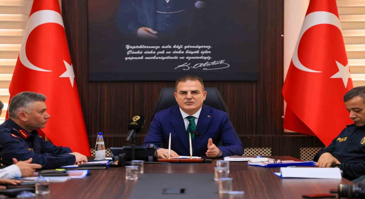 Muğlada güvenlik ve huzur toplantısı yapıldı