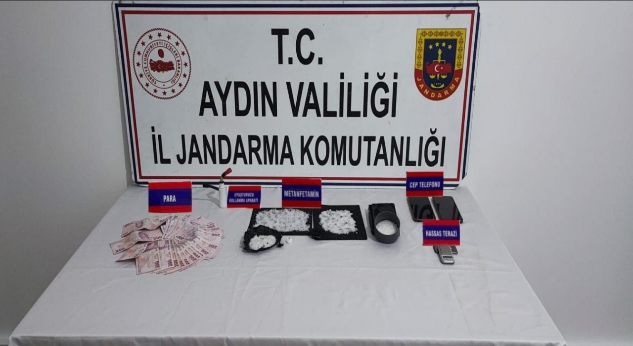 Nazillide jandarma ekiplerinden uyuşturucu operasyonu: 1 tutuklama