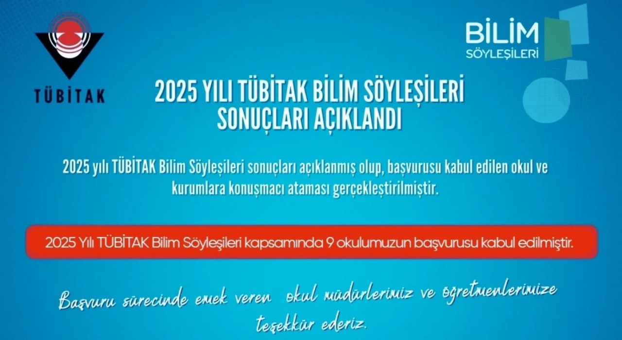 Niğdede 9 okulda Bilim Söyleşileri gerçekleştirilecek