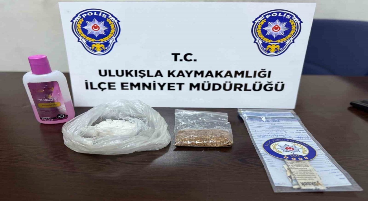 Niğdede uyuşturucu operasyonu: 2 tutuklama