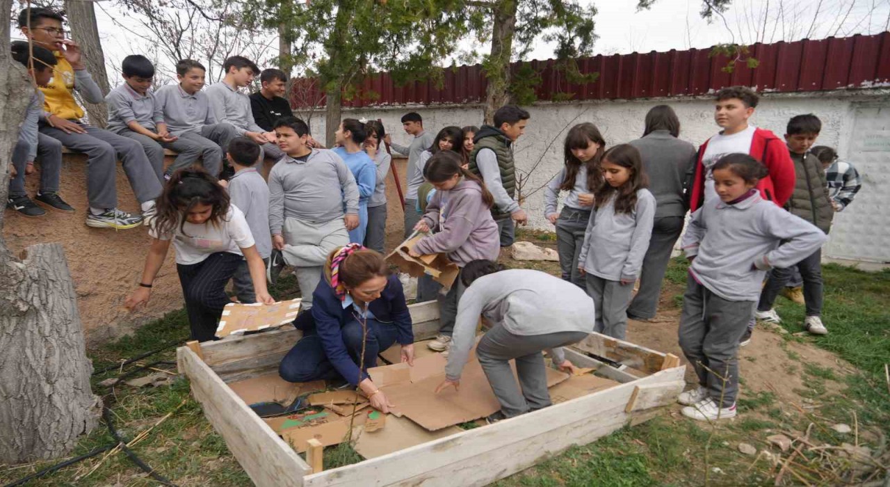 Niğdedeki okullarda iklim dostu proje