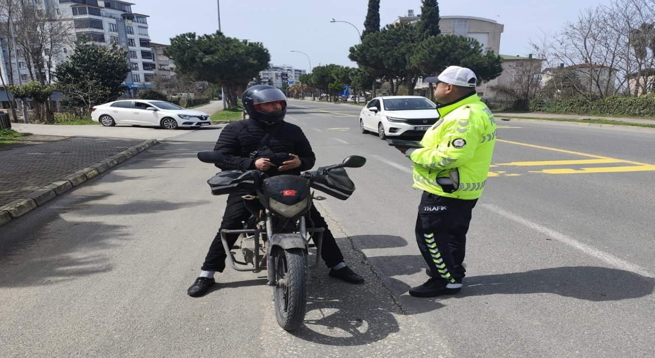 Orduda bir haftada 16 binden fazla araç ve sürücüsü denetlendi