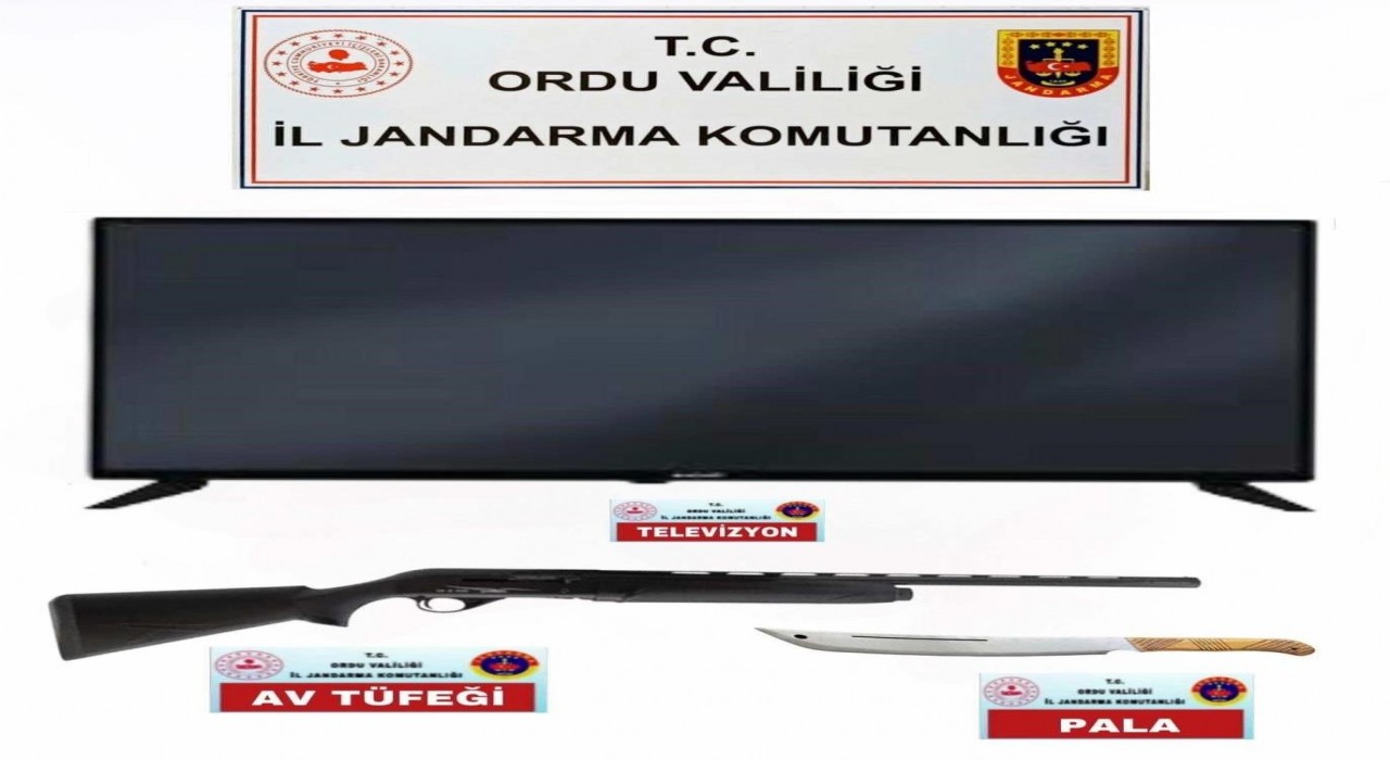 Orduda evden hırsızlık yapan 2 şüpheli yakalandı