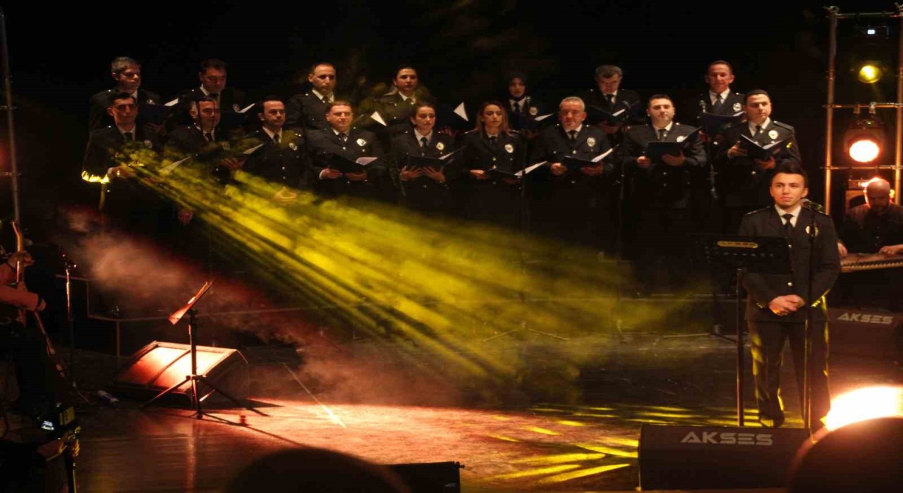 Orduda polis korosundan konser
