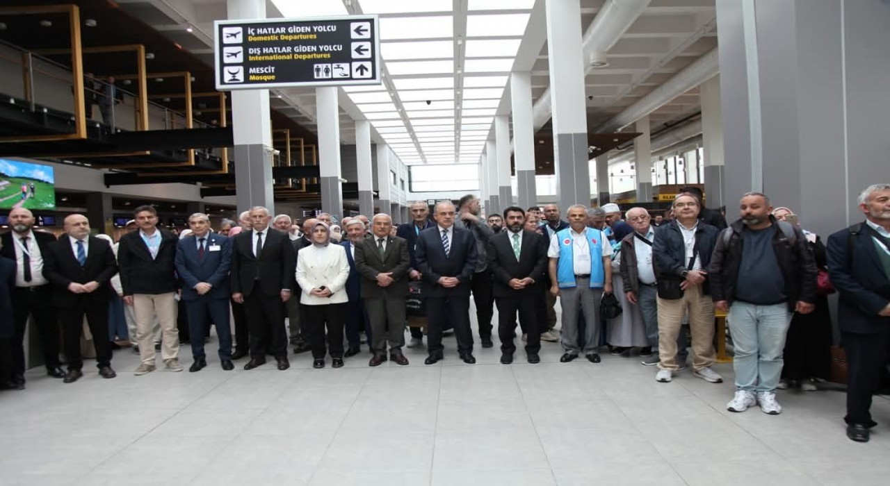 Ordudan 291 kişilik hac kafilesi kutsal topraklara uğurlandı