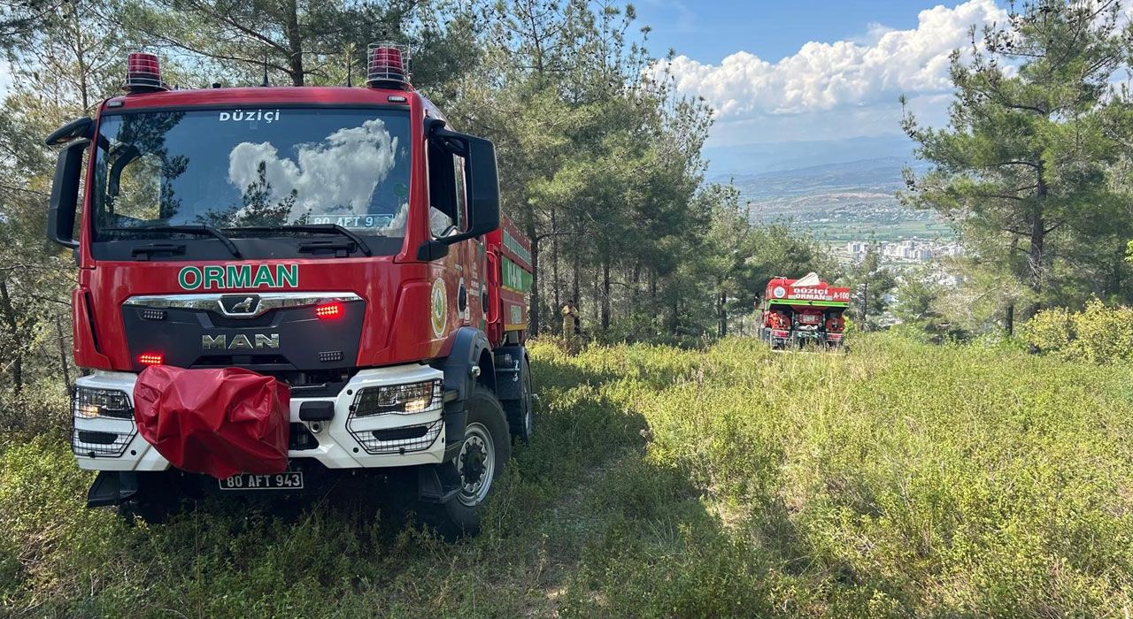 Orman Yangını Korkuttu: 1 Dekar Alan Zarar Gördü