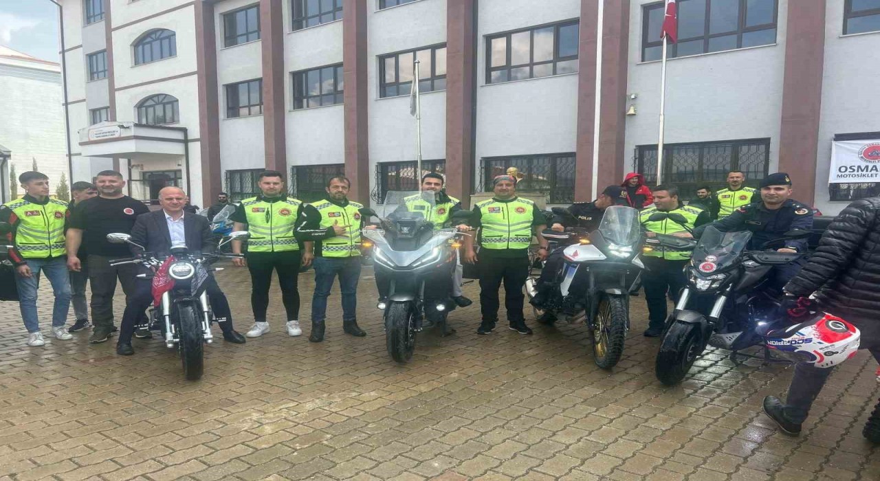 Osmaneli’de Motosikletçilere Güvenlik Eğitimi