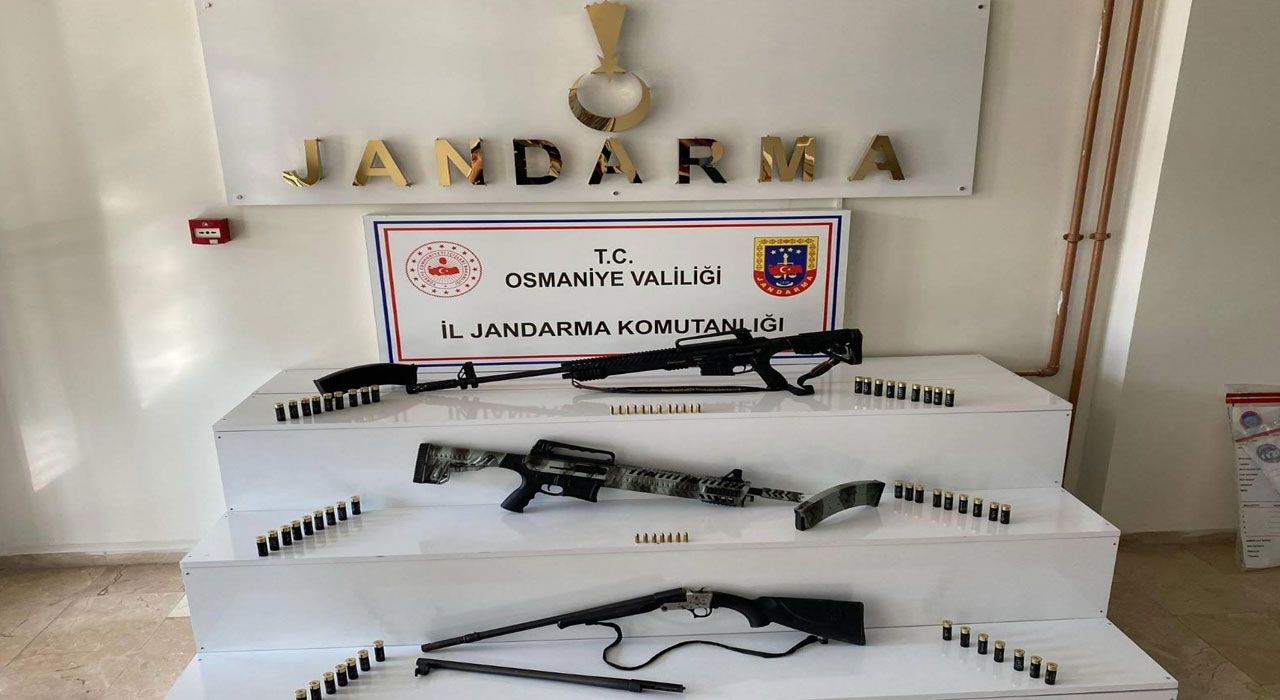 Osmaniye’de Çok Sayıda Silah ve Uyuşturucu Ele Geçirildi
