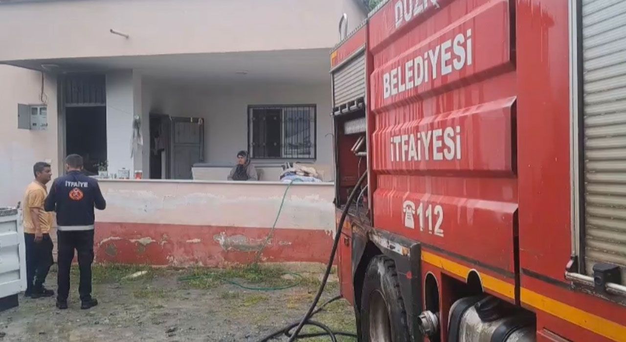 Osmaniye'nin Düziçi İlçesinde Yangın Korkuttu: Evin Yatak Odası ve Salonu Zarar Gördü
