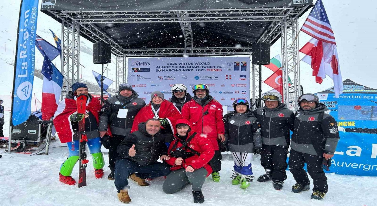 Otizmli özel sporcular, Dünya Kayak Şampiyonasında 3 madalya kazandı