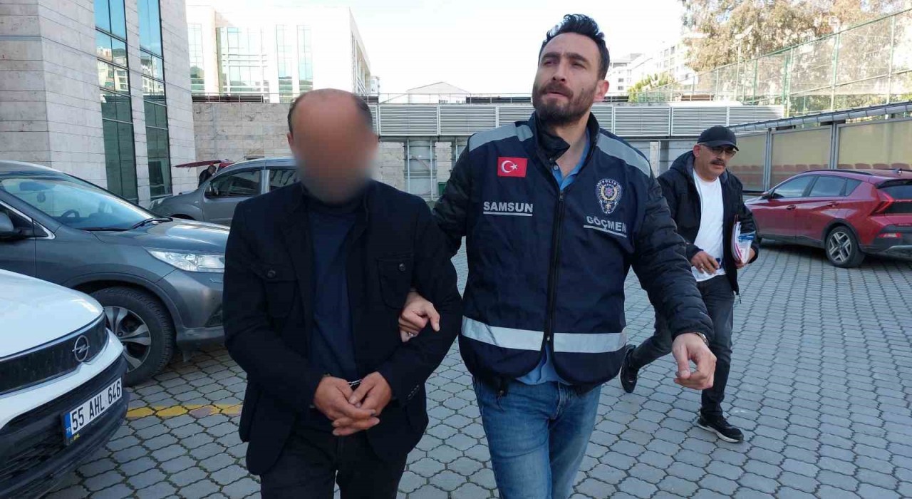 Özel taksici 10 kaçak göçmeni İstanbuldan Rizeye götürürken Samsunda yakalandı