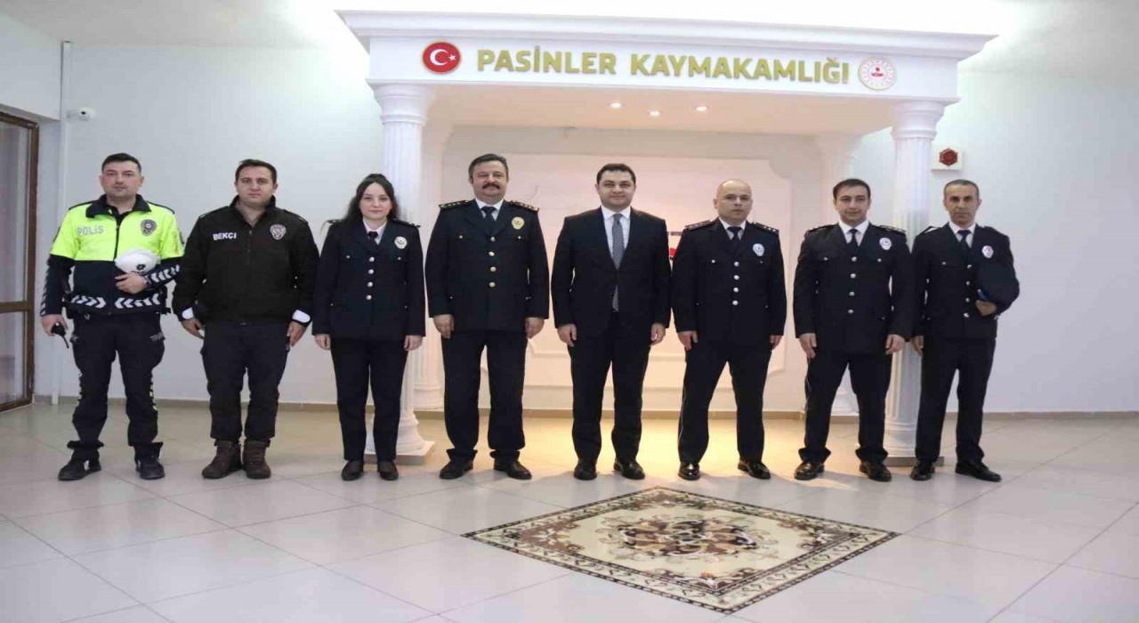 Pasinler Emniyetinden Kaymakam Temele ziyaret