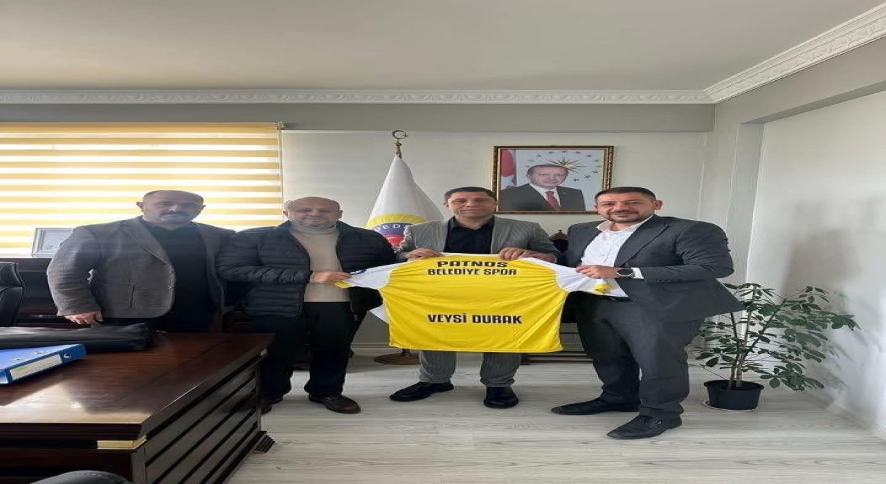 Patnos Belediye Spor Yönetimi, Dedeli Belediye Başkanı Durakı makamında ziyaret etti