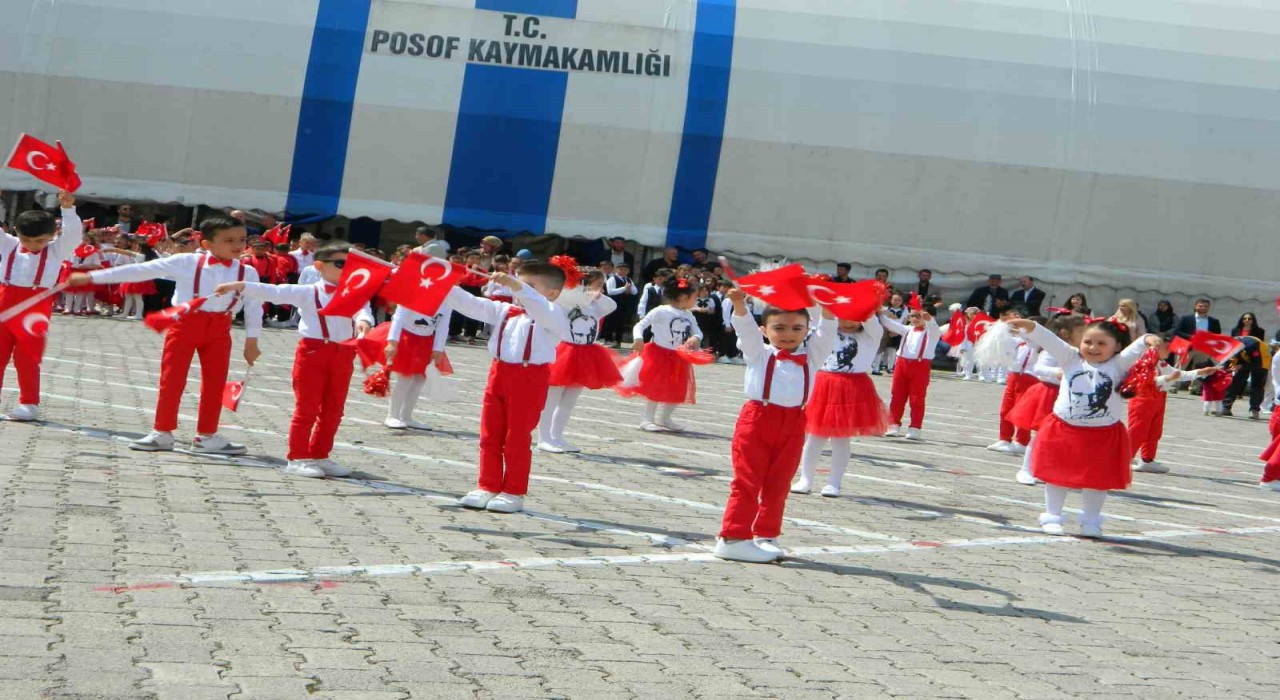 Posofta 23 Nisan coşkusu