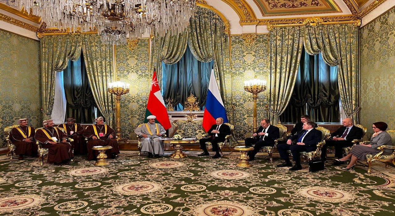 Putin ile Umman Sultanı Al Saidden ilk yüz yüze görüşme