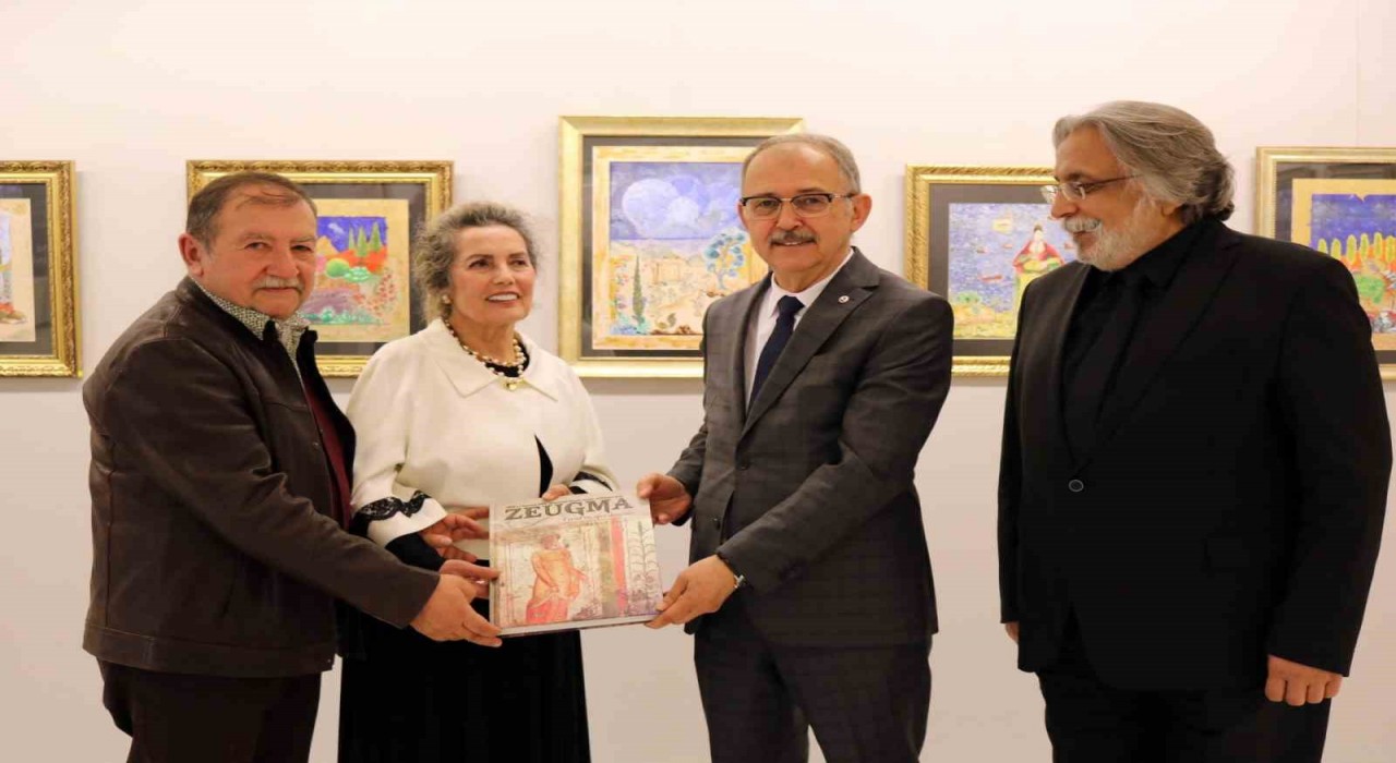 Ressam Burhanoğlu SANKO Sanat Galerisinde sergi açtı