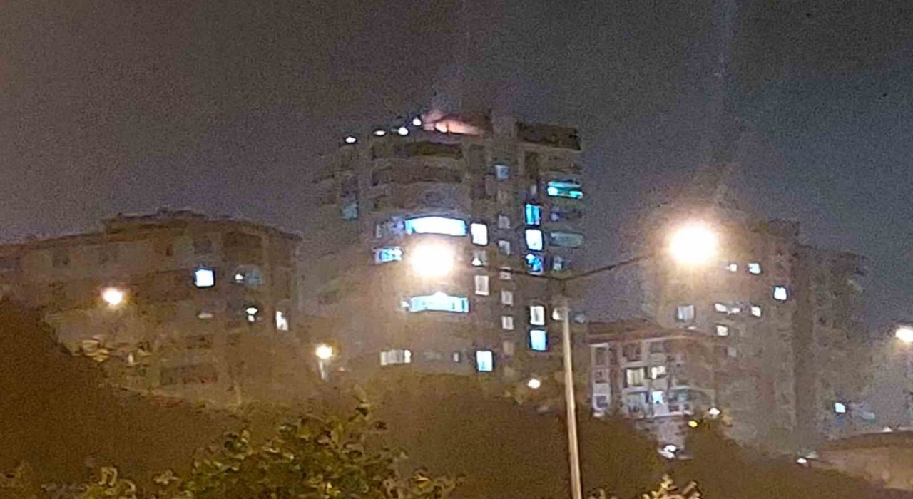 Samsunda ev yangını