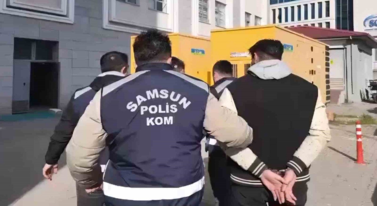 Samsunda silah operasyonunda 2 gözaltı