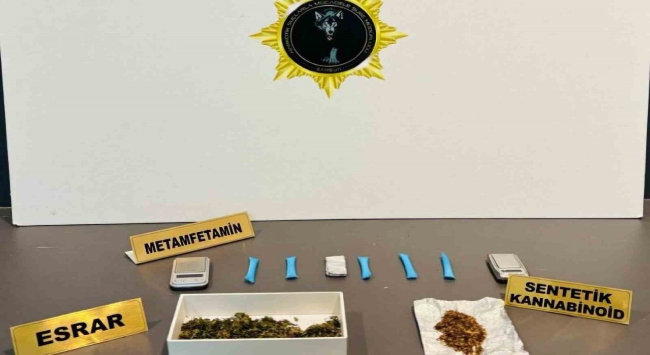 Samsunda uyuşturucu operasyonu: 3 gözaltı
