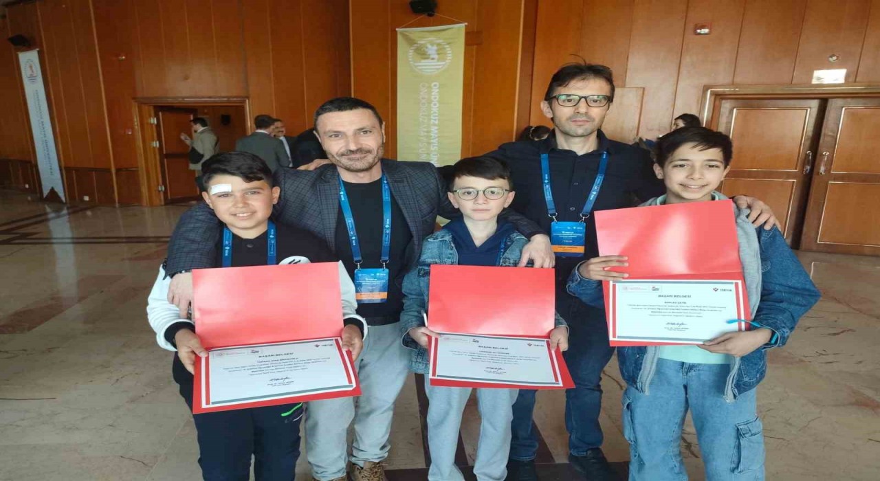 Samsundaki TÜBİTAK Bölge Yarışmasında Kastamonudan büyük başarı