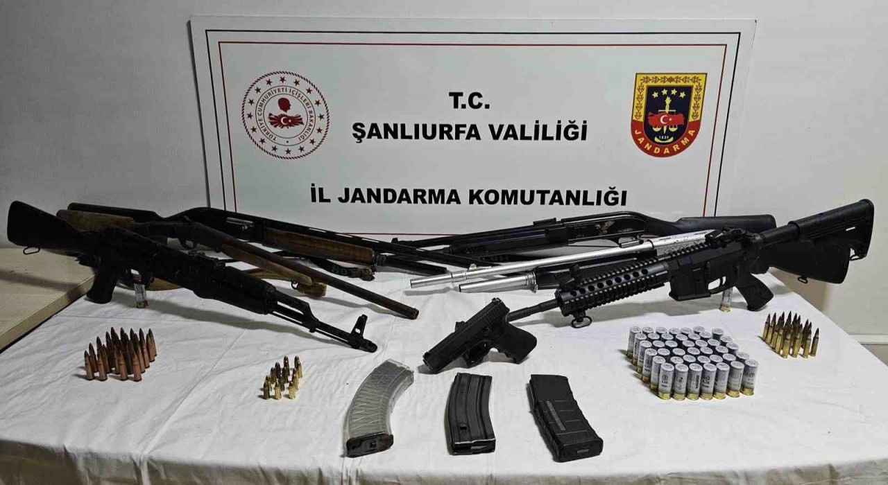 Şanlıurfada ruhsatsız silah operasyonu: 2 gözaltı