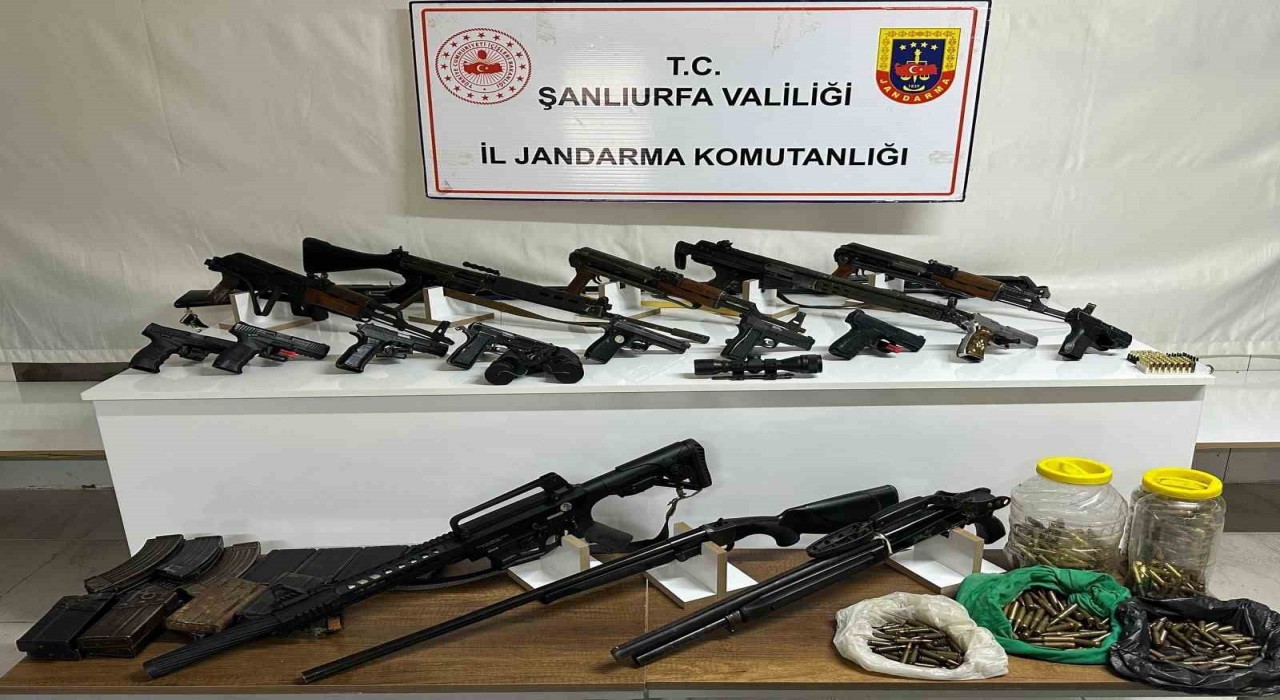 Şanlıurfada silah kaçakçılığı operasyonu: 22 gözaltı