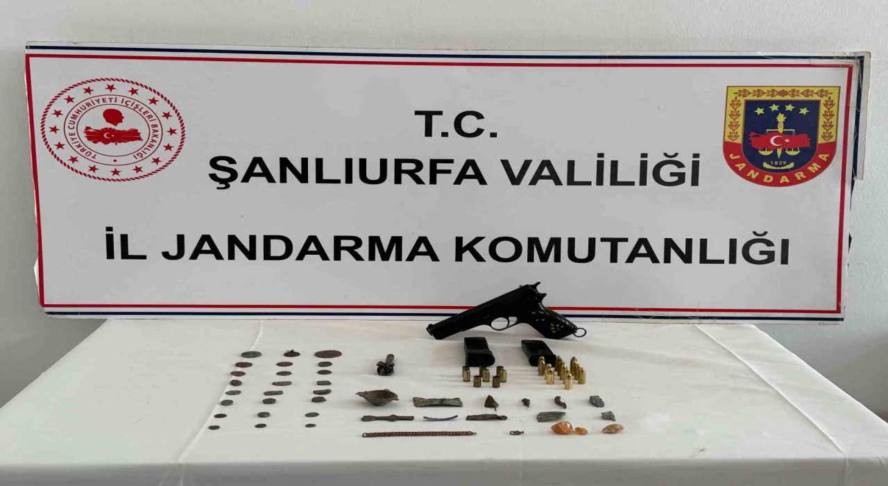 Şanlıurfada tarihi eser kaçakçılığı: 2 gözaltı