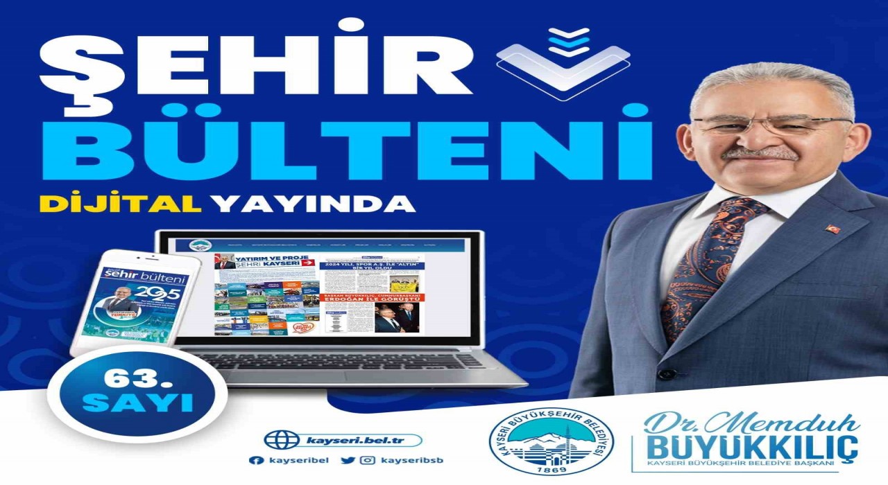 Şehir Bülteninin 63üncü sayısı dijital ortamda okuyucu ile buluştu