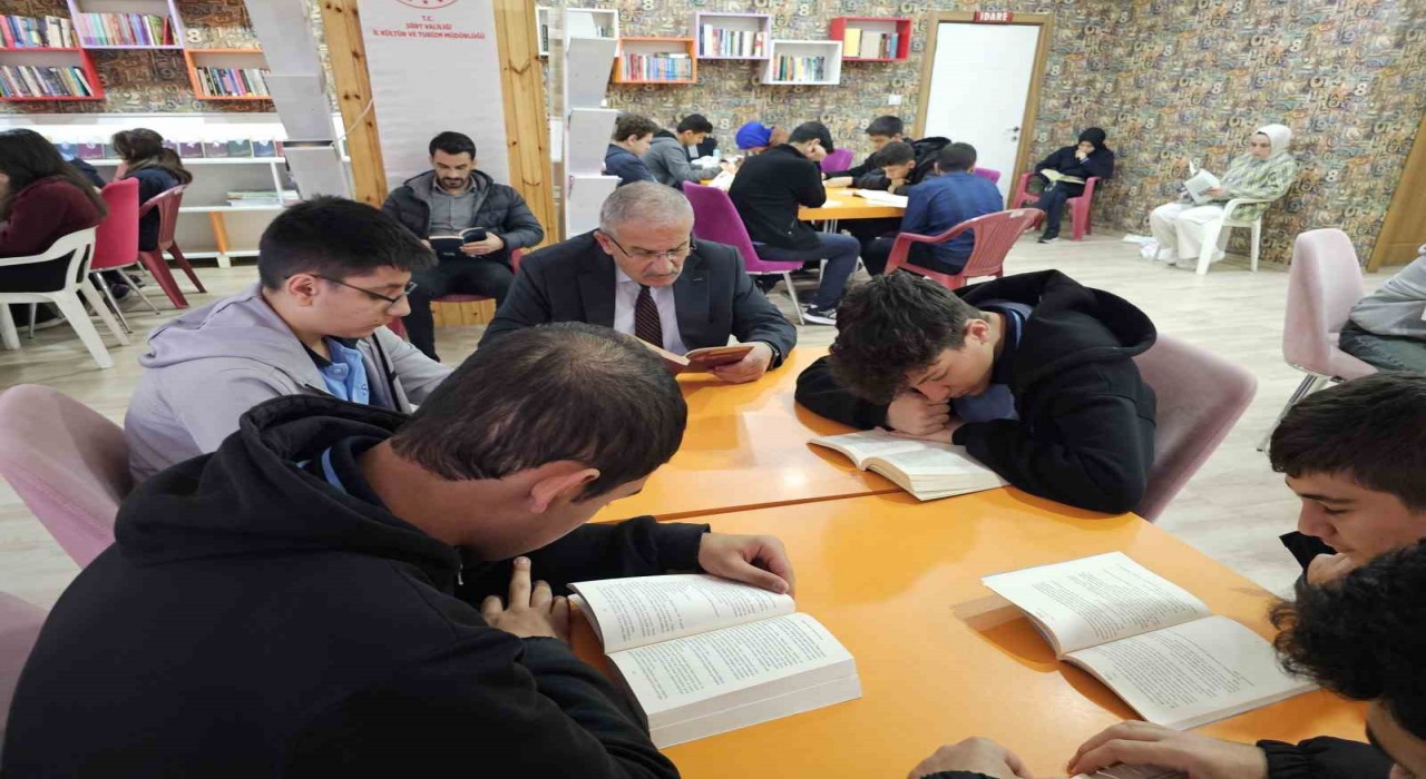 Siirtte kitap okuma etkinliği düzenlendi
