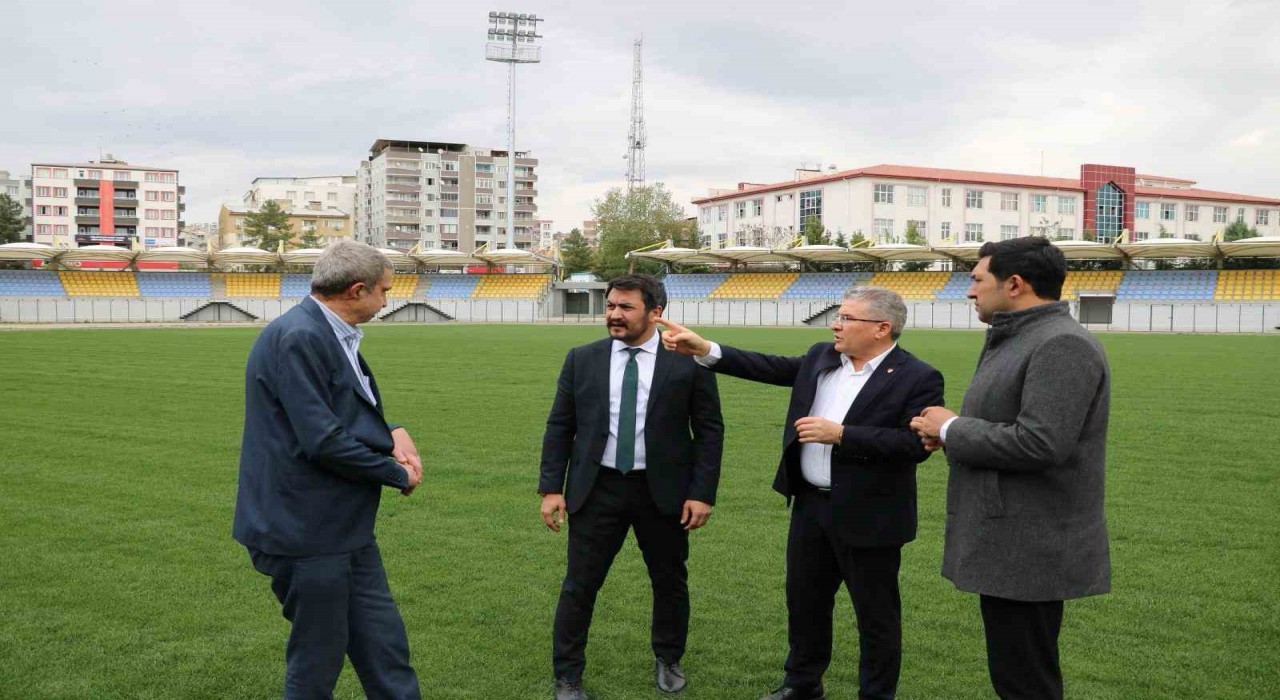 Siirtte Play-Off heyecanı öncesi Atatürk Stadyumu incelendi
