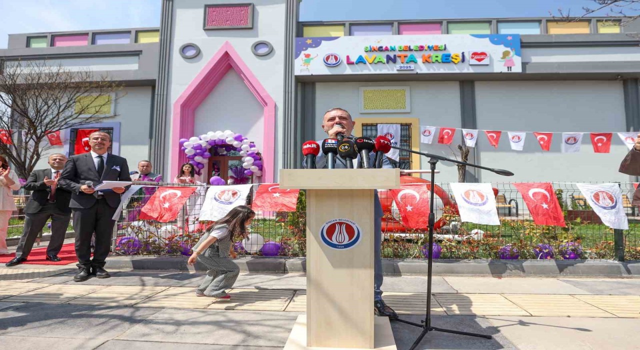 Sincan Belediyesi, yapımı tamamlanan 6ncı kreşi hizmete sundu