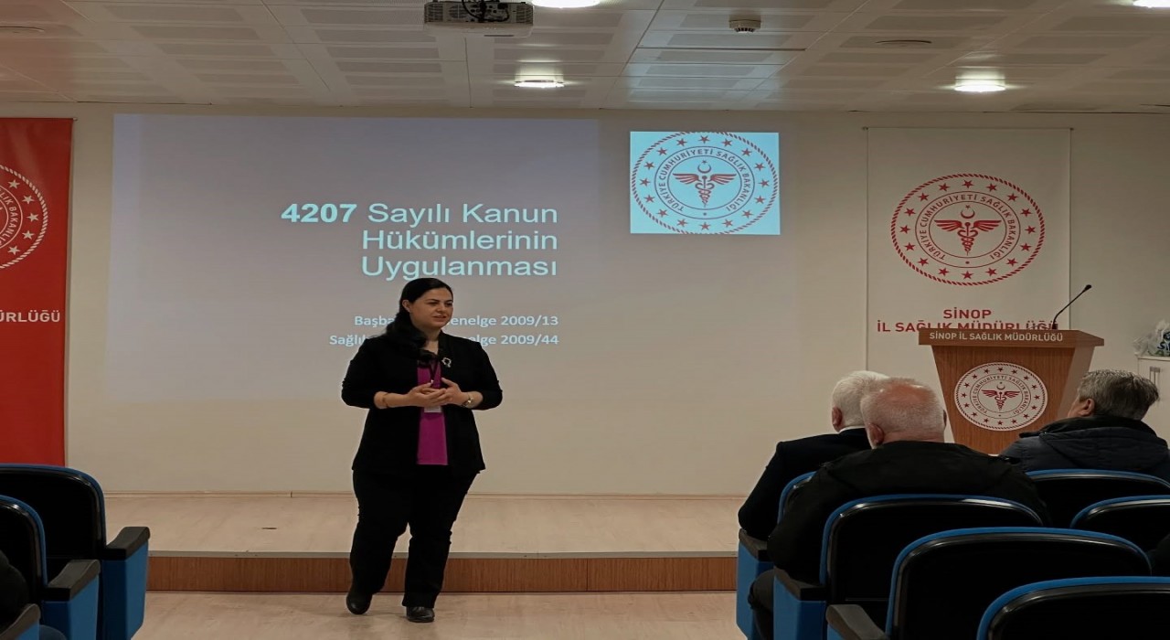Sinopta işletmelere kapalı alanlarda tütün kullanımına karşı uyarı