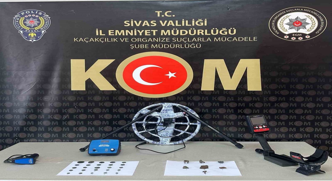 Sivasta tarihi eser kaçakçılığı: 2 gözaltı