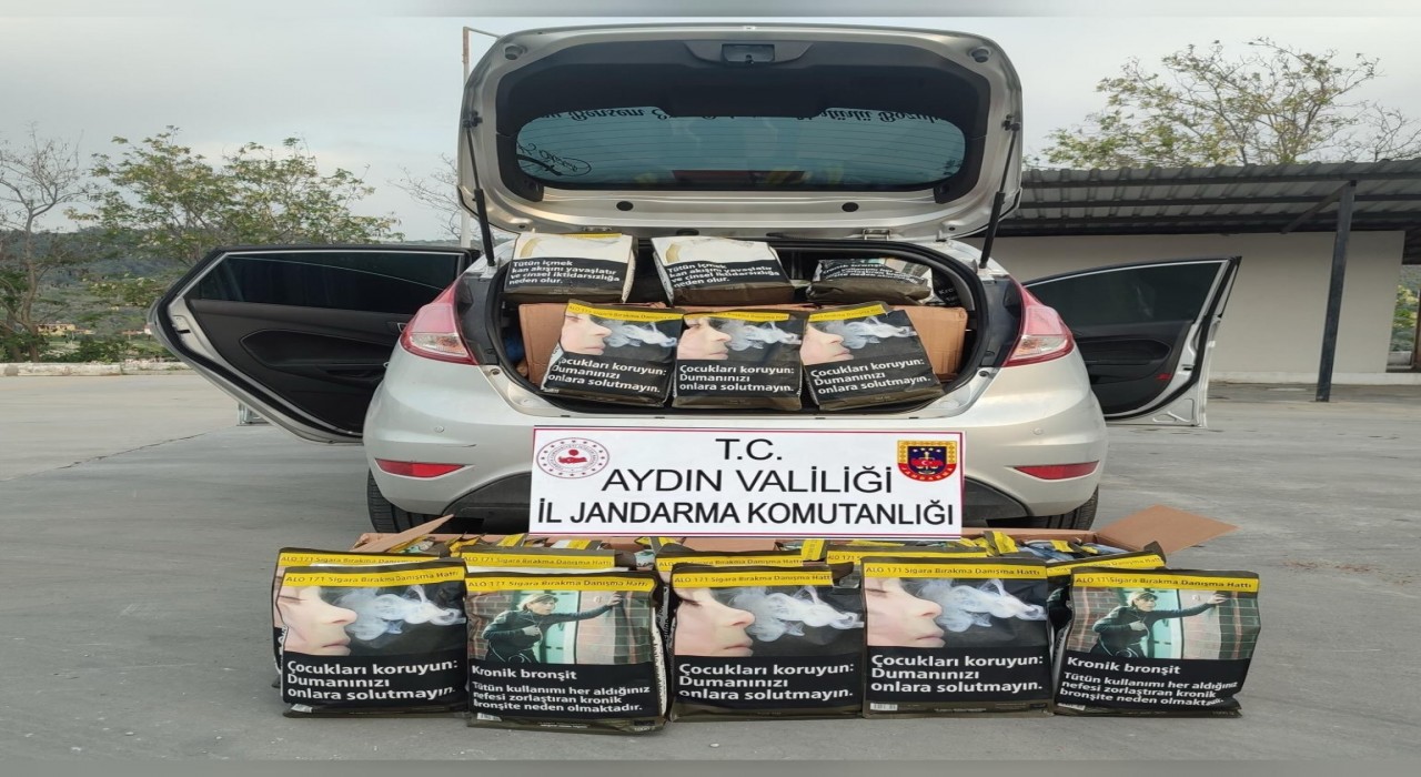 Sökede 120 kilogram kaçak tütün ele geçirildi