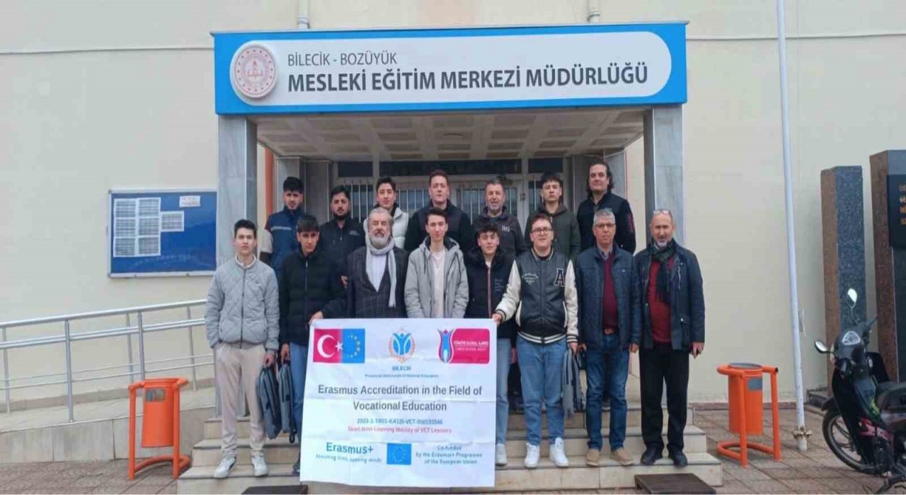 Staj için Almanyaya gittiler
