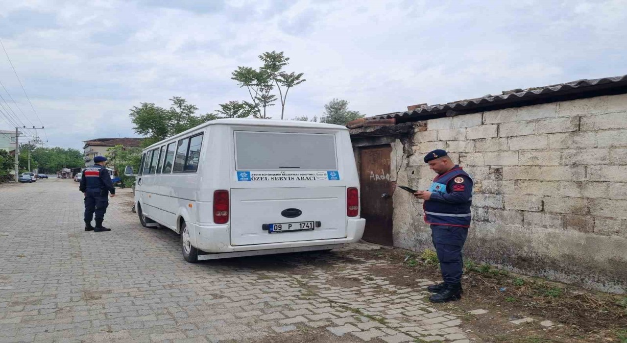 Sultanhisarda okul servisleri denetendi