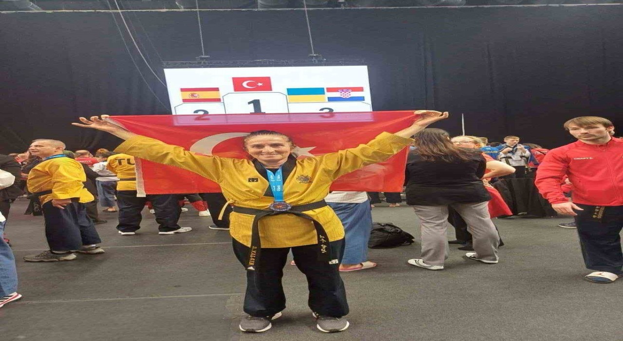Süper Babaanne tekvandoda Avrupa üçüncüsü oldu