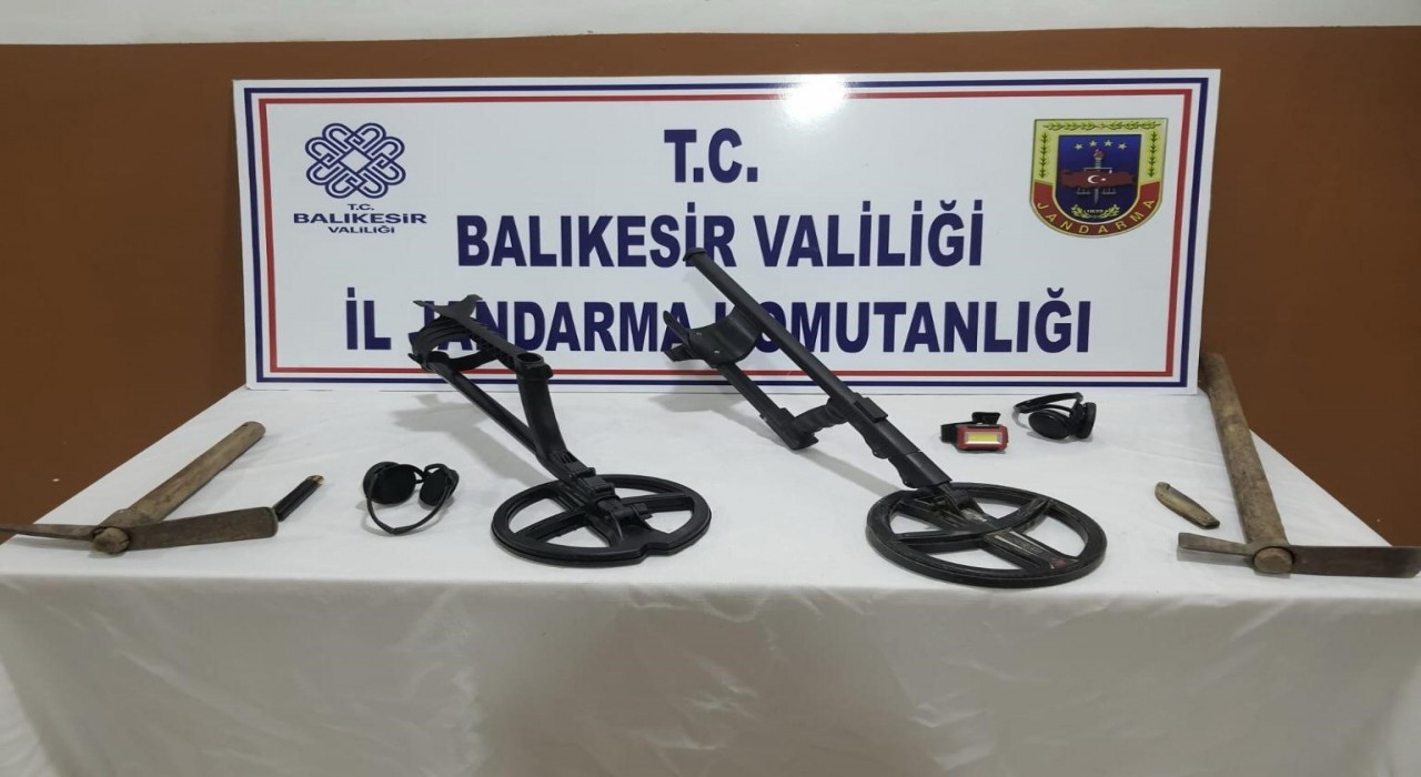 Susurlukta kaçak kazıya suçüstü